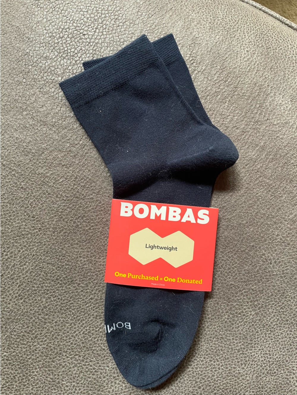 Bombas women’s Lightweight Navy Crew Socks